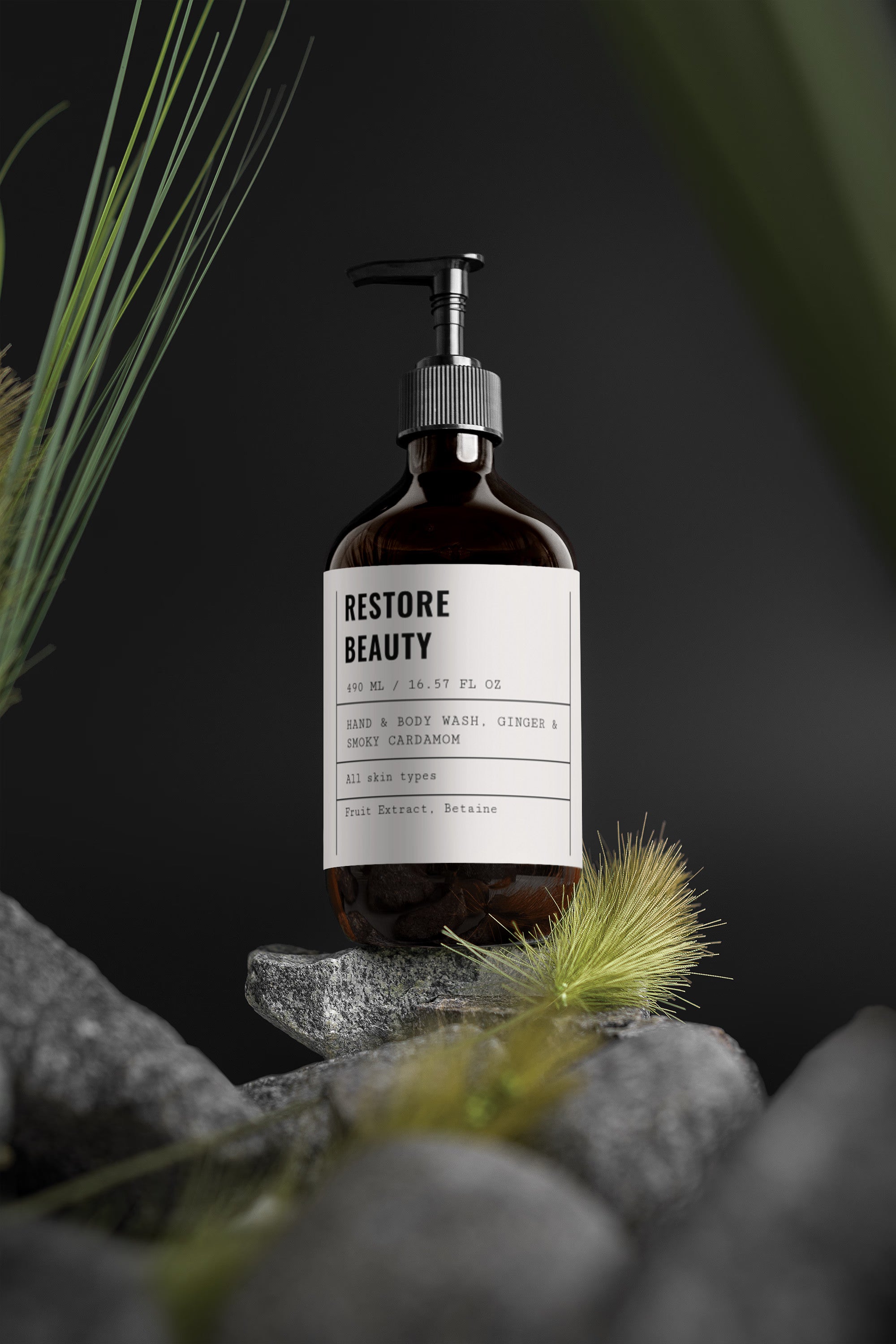 Hand & Body Wash, Ginger & Smoky Cardamom