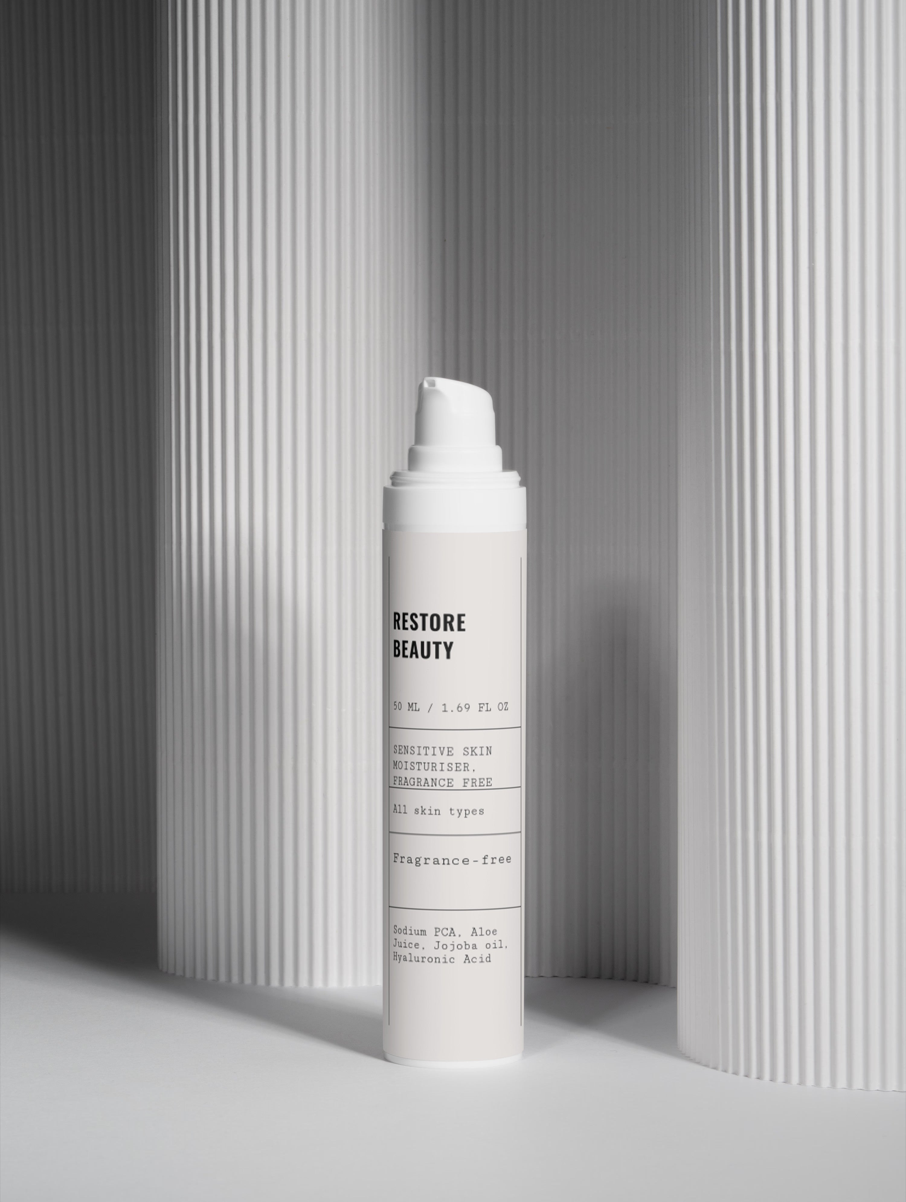 Sensitive Skin Moisturiser, Fragrance Free