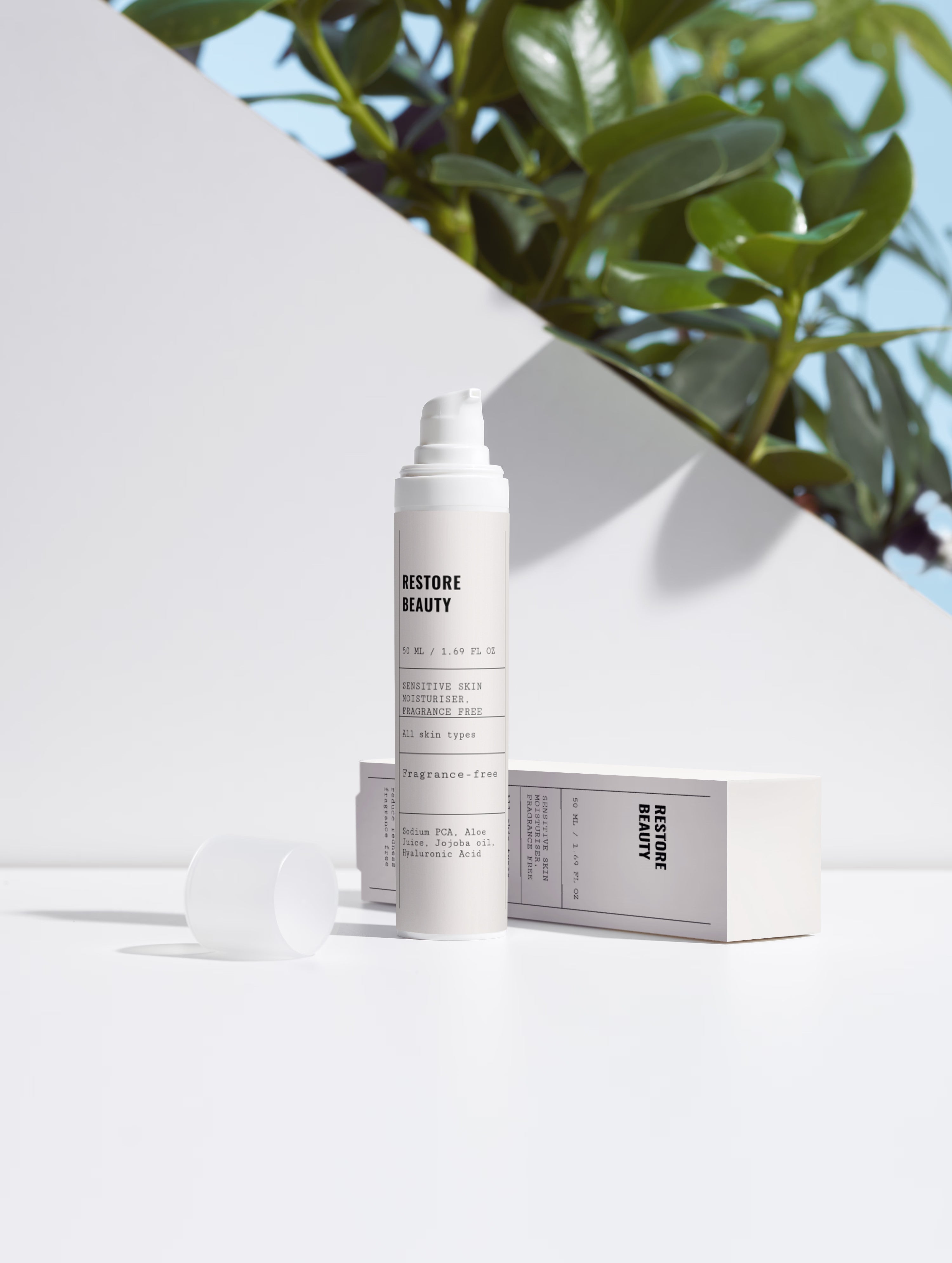 Sensitive Skin Moisturiser, Fragrance Free